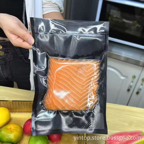 Wholesale Price Silver Aluminum Foil Vacuum Packing Bag Food Storage Sealer Maylar Bag Stand Up Pouch With Window